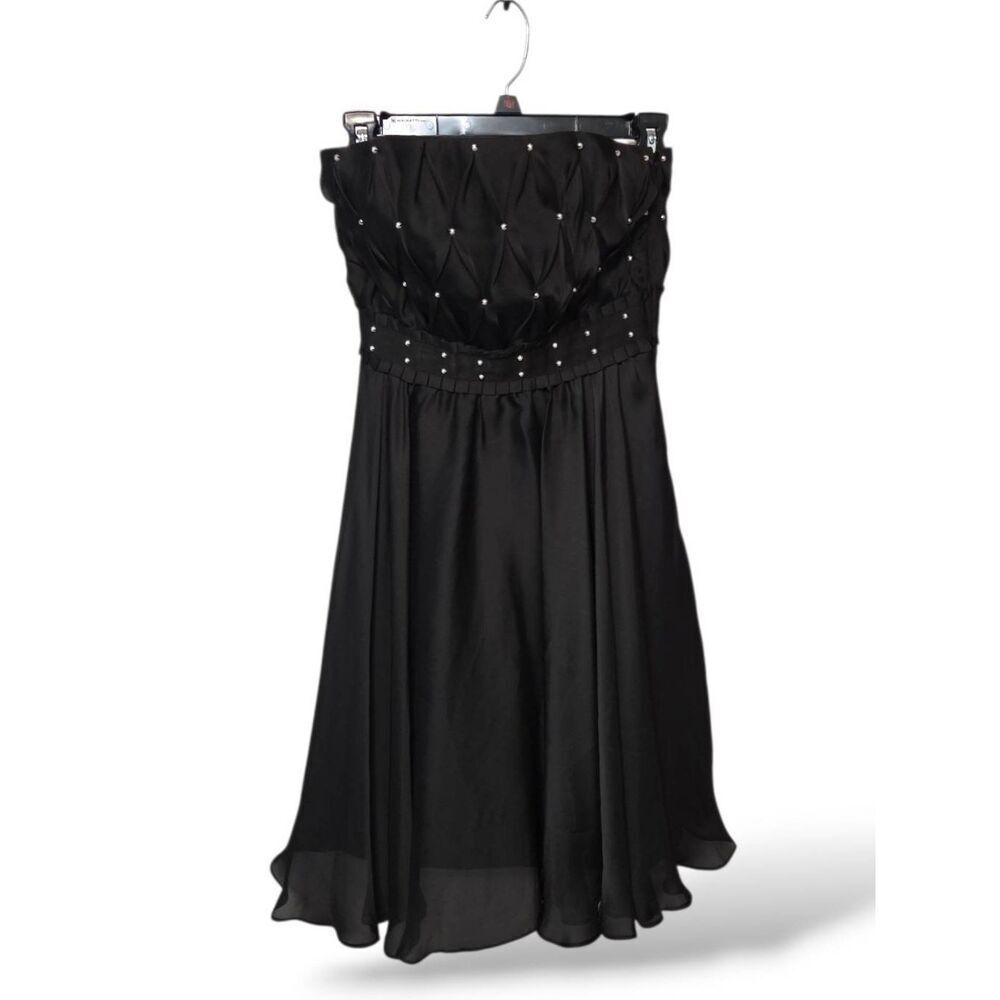 ​White House Black Market Strapless Studded Fit & Flare Dress - Black - Size 00